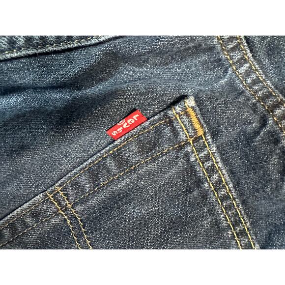 Levi 505 Jeans Men 38x30 Classic Academia Twee Western Cowboy Aztec Minimalist - Picture 10 of 12